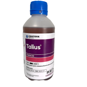 Talius 1L, fungicid cu mod de acțiune trivalent, pentru combaterea făinării la cereale, viță de vie și măr