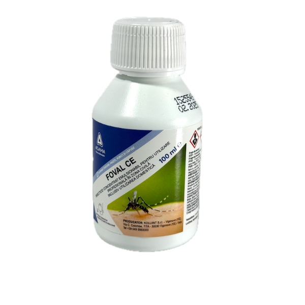 Foval CE 100 ml, insecticid Kollant (tantari, muste, insecte taratoare)