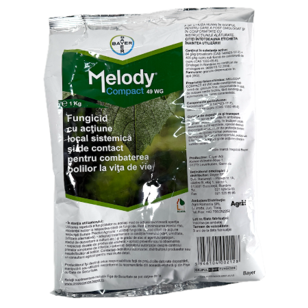 Melody Compact 49WG 1 kg fungicid sistemic si de contact, Bayer, mana (vita de vie)
