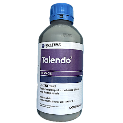 Talendo 1L, fungicid sistemic, DuPont, fainare (vita de vie), efect de lunga durata, rezistenta la spalare