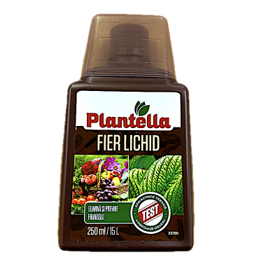 Plantella ingrasamant lichid cu fier 250 ml, foliar