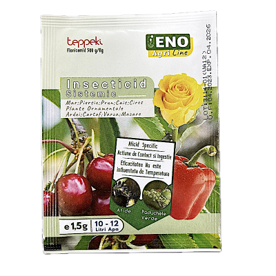 Teppeki 1,5 gr, insecticid sistemic, Bayer, paduchi (floarea soarelui, piersic, prun, ardei camp, plante ornamentale), afide (mar, cartof)
