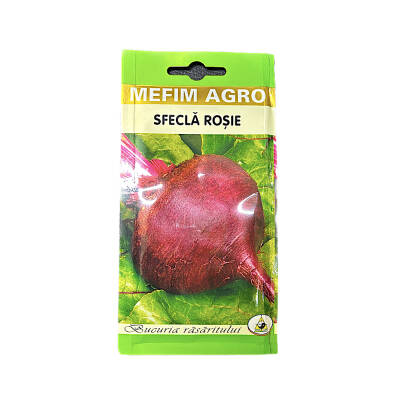 Seminte sfecla rosie Detroit 5 gr, Mefim