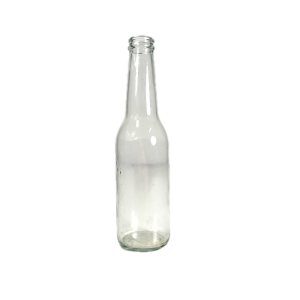Sticla 275 ml cu capsa tip crown, alba/transparenta, pentru suc/bere/limonada