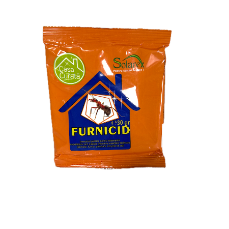 Furnicid 30 gr, insecticid pulbere (furnici, gandaci, paianjeni, plosnite de pat)