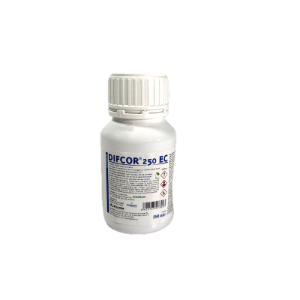 Difcor 250EC 250 ml, fungicid sistemic, (Mar, Par, Telina, Gutui, Piersic, Cais, Prun, Morcov, Pastarnac, Nap, Sfecla de zahar, Sfecla, Sfecla furajera, Sparanghel, Broccoli, Varza, Tomate, Rapita, Trandafir, Plante ornamentale)